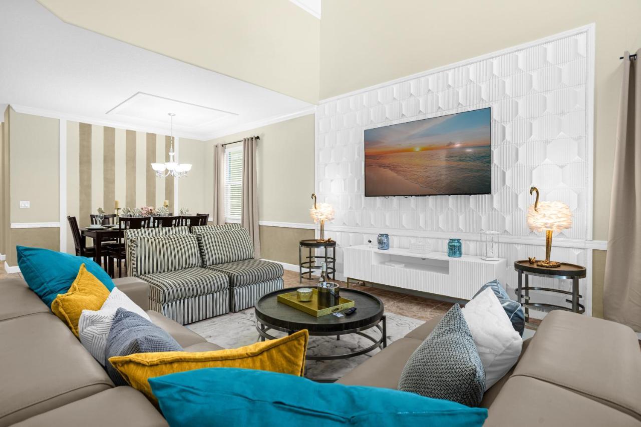 Light Yellow Home Lift Your Mood Near Disney 5Beds Kissimmee Buitenkant foto